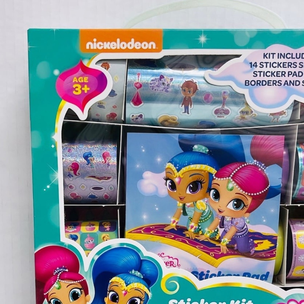 Nickelodeon Shimmer and Shine Stickers Kit Box and Pad / 1,000+ Stickers - Picture 7 of 7